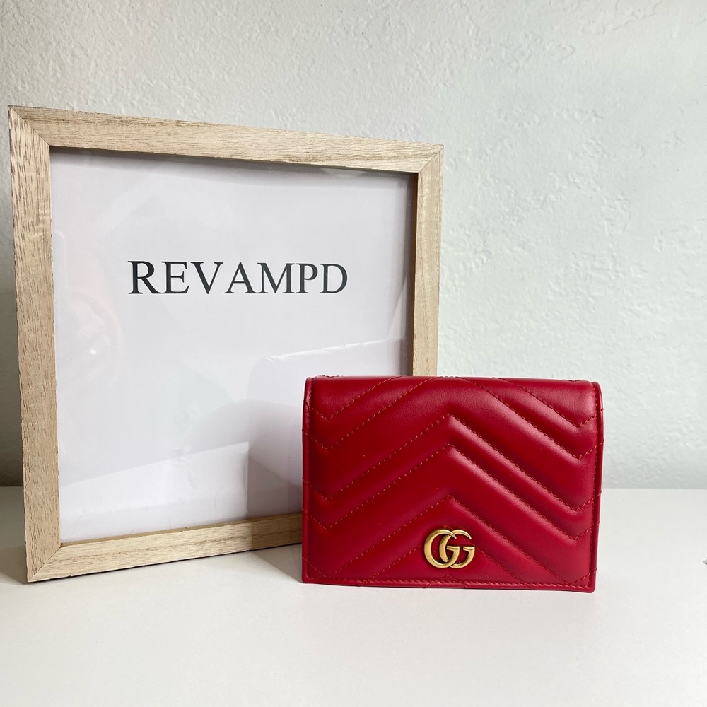 Brand new and authentic large Gucci Marmont wallet